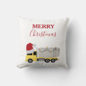 クリスマスタンクローリー輸送トラック クッション (正面)