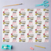 クリスマスタンクローリー輸送トラック 薄葉紙 (クラフト)