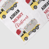 クリスマスタンクローリー輸送トラック 薄葉紙 (詳細)