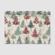 クリスマスタータンチェックと木のシームレス