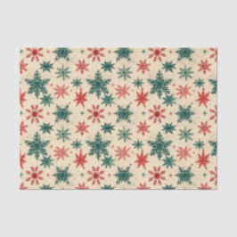 クリスマスタータンチェックと木のシームレス 薄葉紙