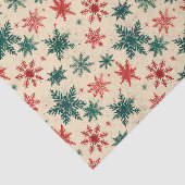 クリスマスタータンチェックと木のシームレス 薄葉紙 (詳細)
