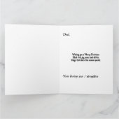 クリスマスタータンチェックスタンカスタムグ カード (内部)