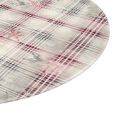 クリスマスタータンチェックフローラデザインシリーズ#13 カッティングボード (角)