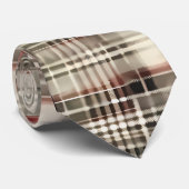 クリスマスタータンチェックフローラデザインシリーズ#2 ネクタイ (ロール)