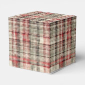 クリスマスタータンチェックフローラデザインシリーズ#2 フェイバーボックス (裏面サイド)