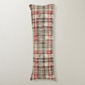 クリスマスタータンチェックフローラデザインシリーズ#2 ボディピロー (正面縦)