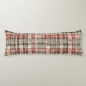 クリスマスタータンチェックフローラデザインシリーズ#2 ボディピロー (正面)