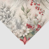 クリスマスタータンチェックフローラデザインシリーズ#6 薄葉紙 (詳細)