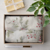 クリスマスタータンチェックフローラデザインシリーズ#7 薄葉紙 (ギフト)