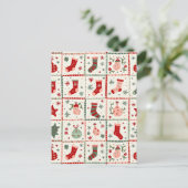 クリスマスタータンチェック シーズンポストカード (スタンド正面)