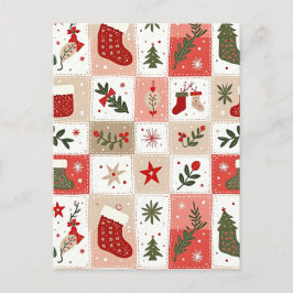 クリスマスタータンチェック シーズンポストカード