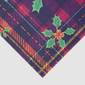 クリスマスタータンチェック 薄葉紙 (詳細)