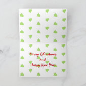 クリスマスタートルカード シーズンカード (内部)