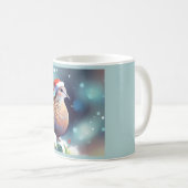 クリスマスタートル鳩2 コーヒーマグカップ (正面右)