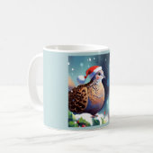 クリスマスタートル鳩2 コーヒーマグカップ (正面左)