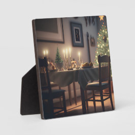 クリスマスダイニング フォトプラーク