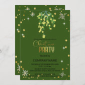 クリスマスダイヤモンドとミスタントリーグリーン、スノーフレーク・ダイヤモンド 招待状 (正面/裏面)