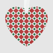 クリスマスダイヤモンドパターン オーナメント (裏面)