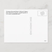 クリスマスダイヤモンドパターン シーズンポストカード (裏面)