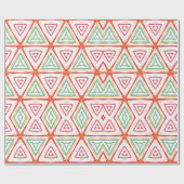 クリスマスダイヤモンド ラッピングペーパー (フラット)