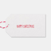 クリスマスダシュントのギフトラベル ギフトタグ (裏面横)