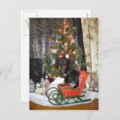 クリスマスダシュントスタイル シーズンポストカード (正面/裏面)