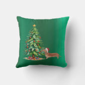 クリスマスダシュントメリードッグ クッション (裏面)