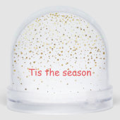 クリスマスダシュント雪の球体 (裏面)