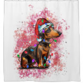 クリスマスダシュント シャワーカーテン (正面)