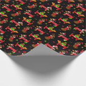 クリスマスダシュント ラッピングペーパー (角)