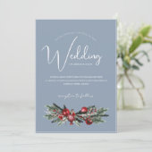 クリスマスダスティブルーウィンター結婚フェスティバル 招待状 (スタンド正面)