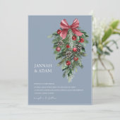 クリスマスダスティブルーウィンター結婚フェスティバル 招待状 (スタンド正面)