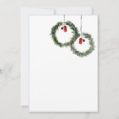 クリスマスダスティブルーウィンター結婚フェスティバル 招待状 (裏面)