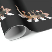 クリスマスダックおもしろい動物クリスマスファームラバーギフト ラッピングペーパー (ロールコーナー)