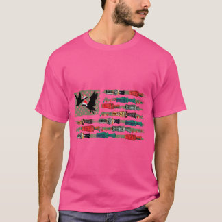 クリスマスダックコールフラッグクリスマスマラードダックフー Tシャツ