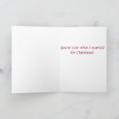 クリスマスダックスシャントのグリーティングカード シーズンカード (内部)