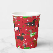 クリスマスダックスシュントすべてのコート 紙コップ (左)