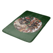 クリスマスダッシュンドドッグス小妖精や小人 バスマット (アングル)