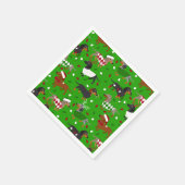 クリスマスダッチシュントすべてのコートナプキンス スタンダードカクテルナプキン (角)