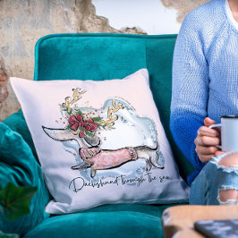 クリスマスダッチスウィンドザスノードッグ クッション