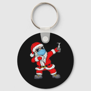 クリスマスダビングサンタクロースクリスマスおもしろいボーイズキッズT キーホルダー