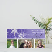 クリスマスダマスクスノーフレーク王室の – パープルカード シーズンカード (スタンド正面)