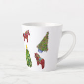 クリスマスダラウズマグ カフェラテマグ (右)