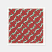 クリスマスダラウズ スタンダードカクテルナプキン (正面)