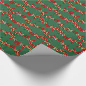 クリスマスダラホースラッピング紙 ラッピングペーパー (角)