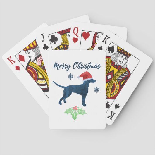 クリスマスダルマチア犬 トランプ (裏面)