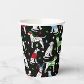 クリスマスダルマチア紙カップ 紙コップ (左)