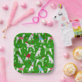 クリスマスダルマチア紙プレート ペーパープレート (パーティー)