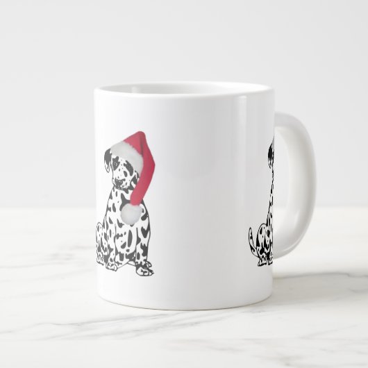 クリスマスダルマチア ジャンボコーヒーマグカップ (正面右)